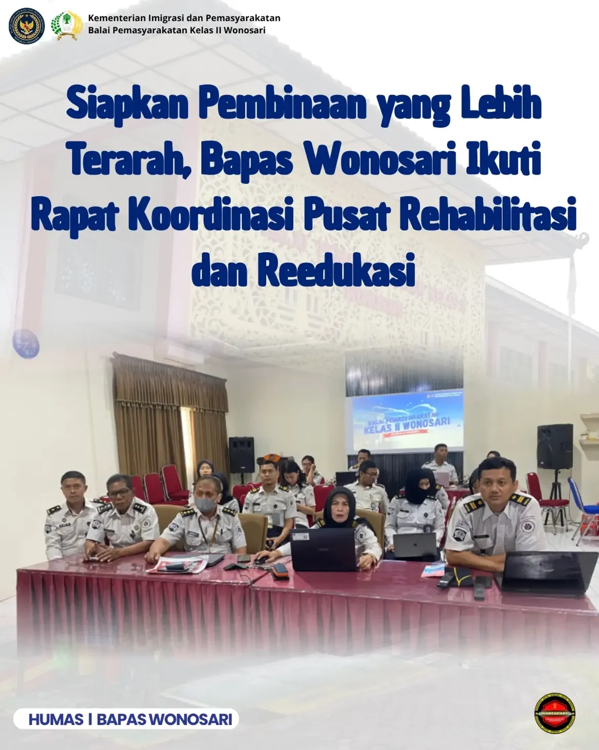 RAKOR PUSAT REHABILITASI DAN REEDUKASI